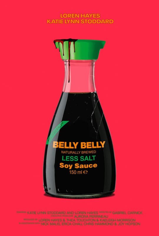 Poster for the short film "Belly Belly", directed by undefined