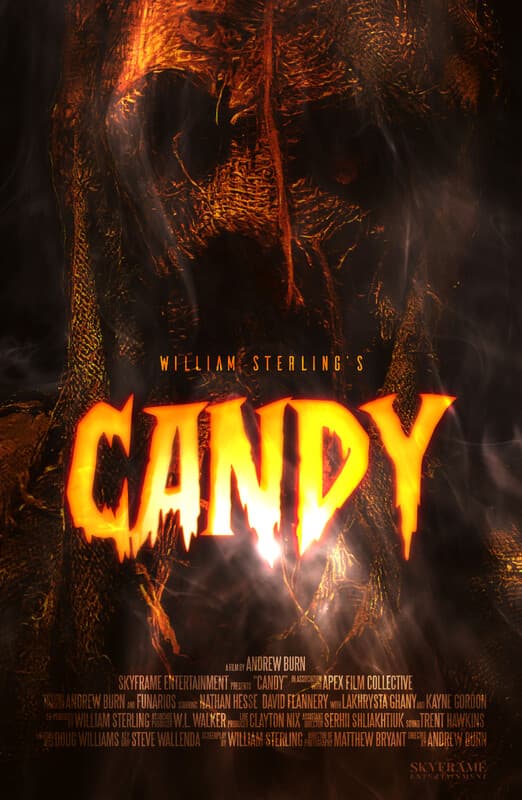 Poster for the short film "Candy", directed by undefined