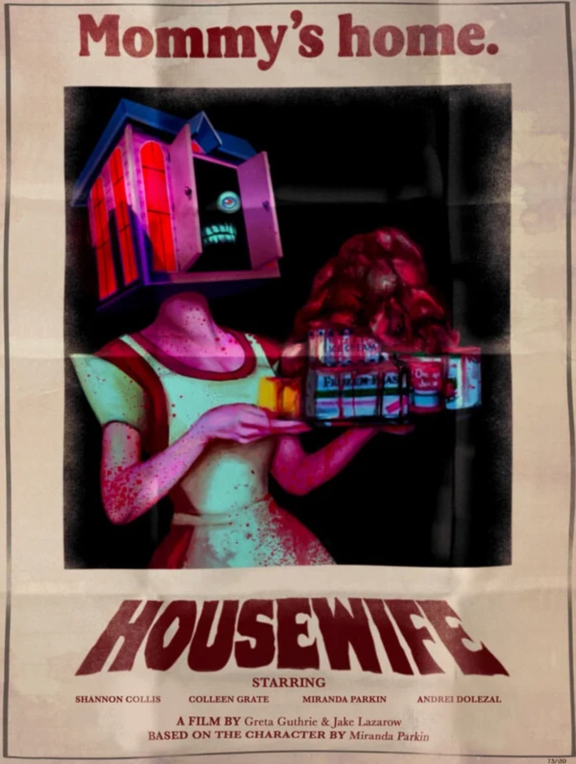 Poster for the short film "Housewife", directed by undefined