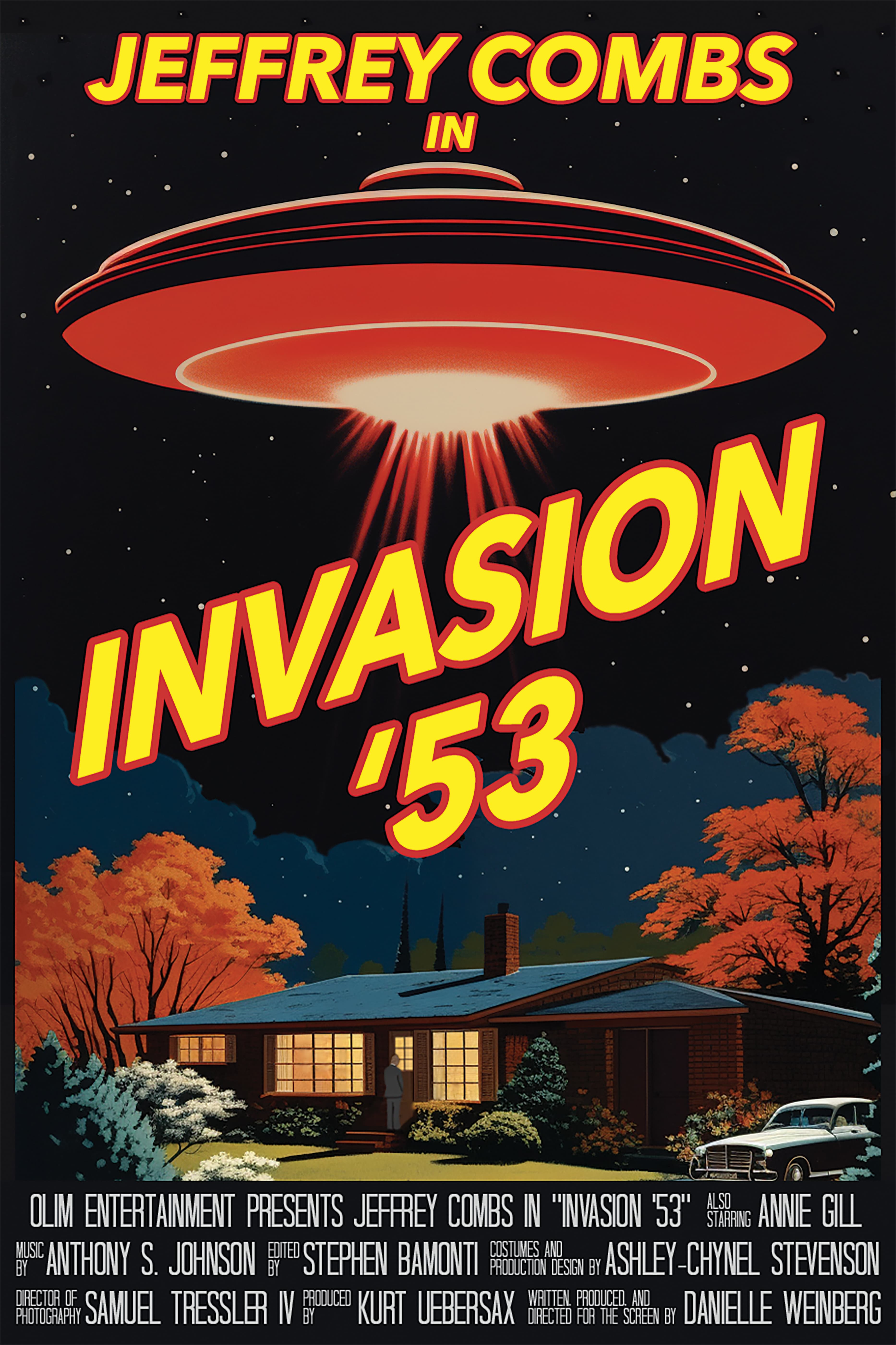 Poster for the short film "Invasion '53", directed by Danielle Weinberg