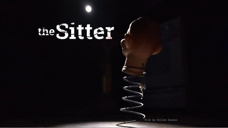 Poster for the short film "The Sitter", directed by Dillon Sisson