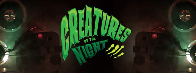 Program art for the Creatures of the Night block at MidSummer Scream 2025