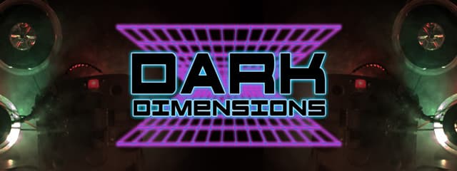 Program art for the Dark Dimensions block at MidSummer Scream 2025