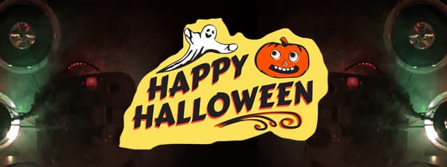 Program art for the Happy Halloween block at MidSummer Scream 2025