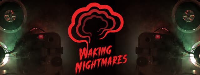 Program art for the Waking Nightmares block at MidSummer Scream 2025
