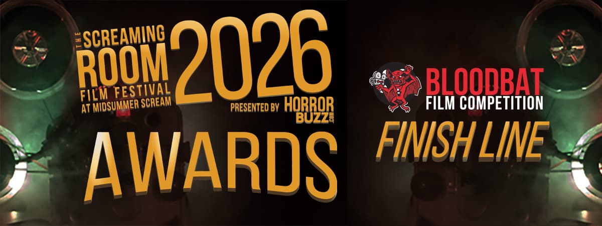 Screaming Room awards and bloodbat film finish line