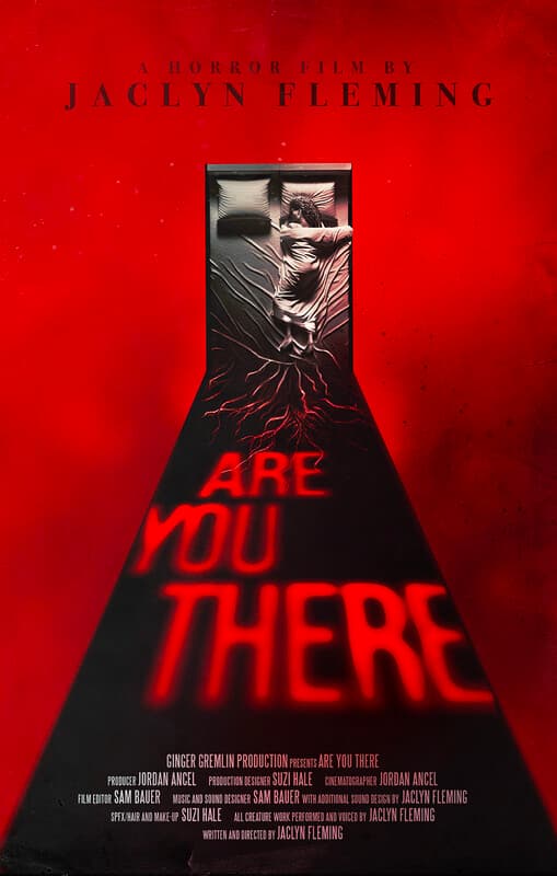 Poster for the short film "Are You There", directed by undefined
