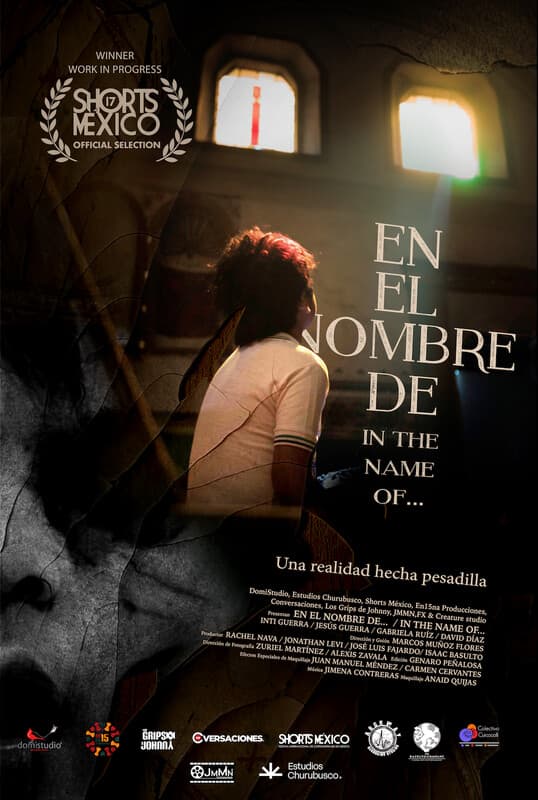 Poster for the short film "In The Name Of…", directed by undefined