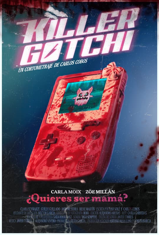 Poster for the short film "Killergotchi", directed by undefined