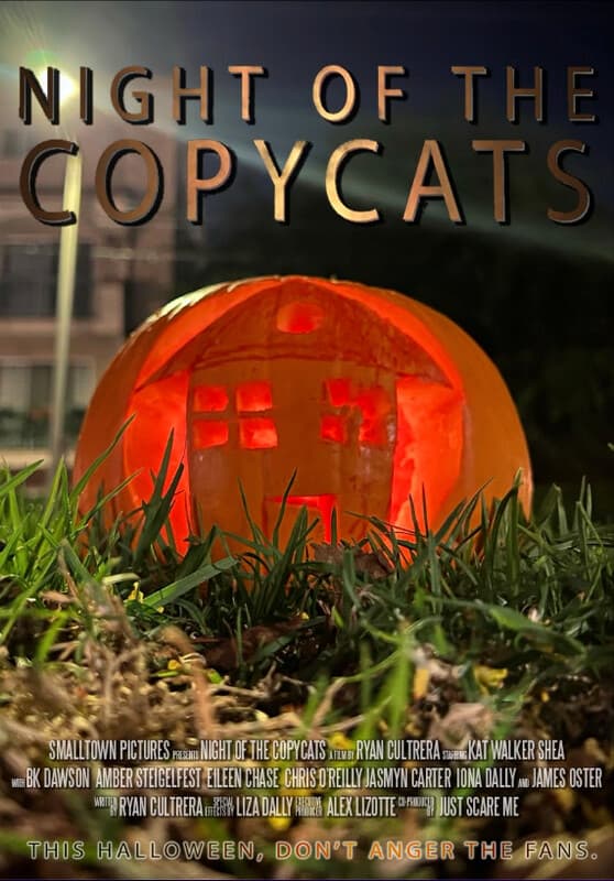 Poster for the short film "Night of the Copycats", directed by undefined