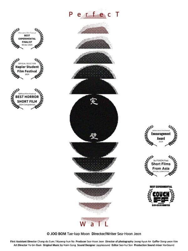 Poster for the short film "Perfect Wall", directed by undefined