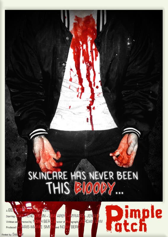 Poster for the short film "Pimple Patch", directed by undefined
