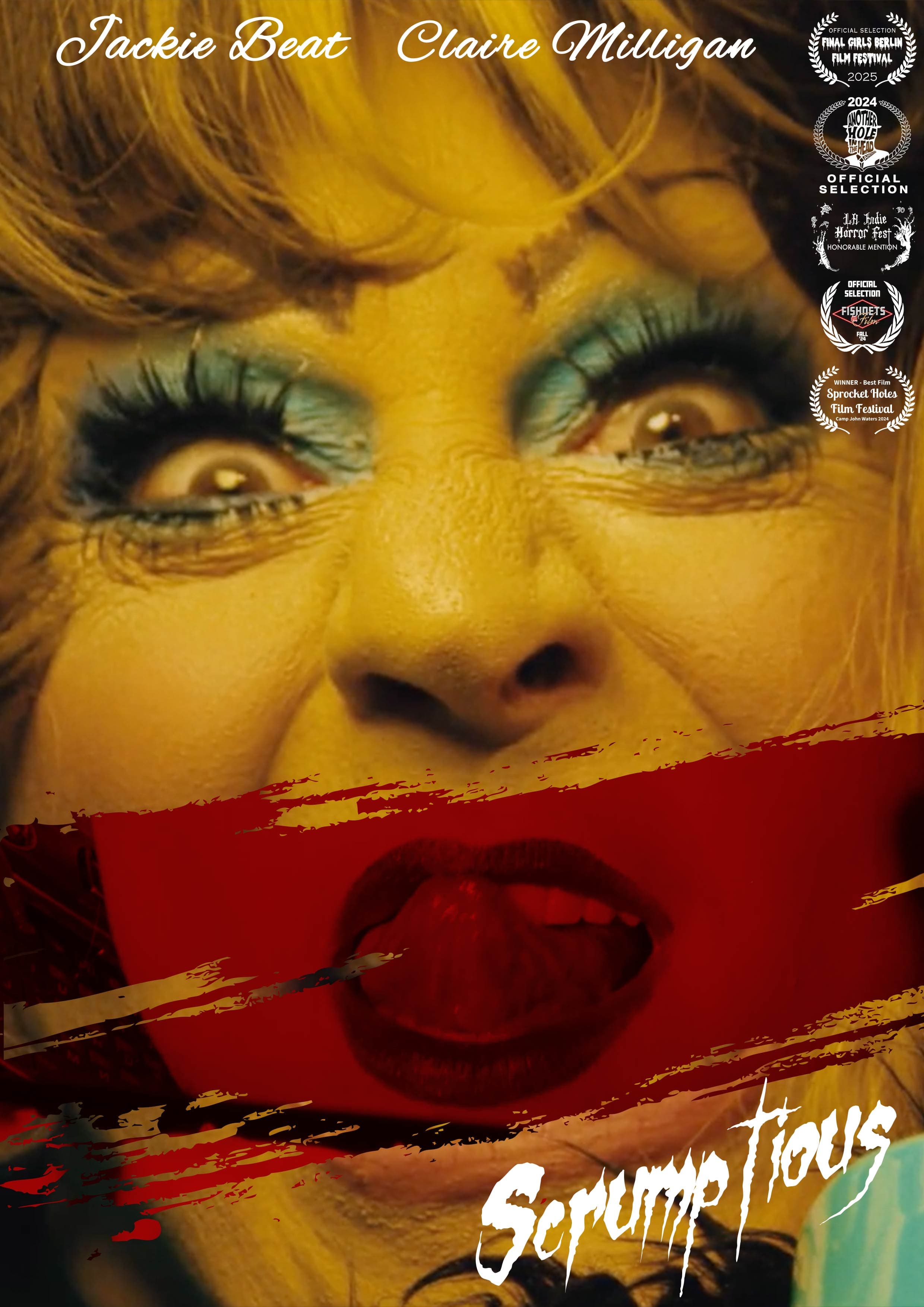 Poster for the short film "Scrumptious", directed by undefined