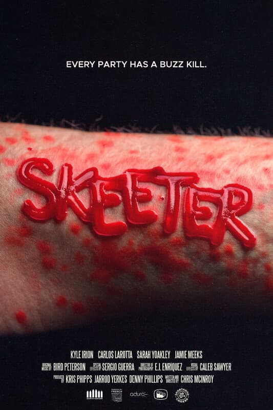 Poster for the short film "Skeeter", directed by undefined