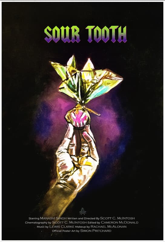 Poster for the short film "Sour Tooth", directed by undefined