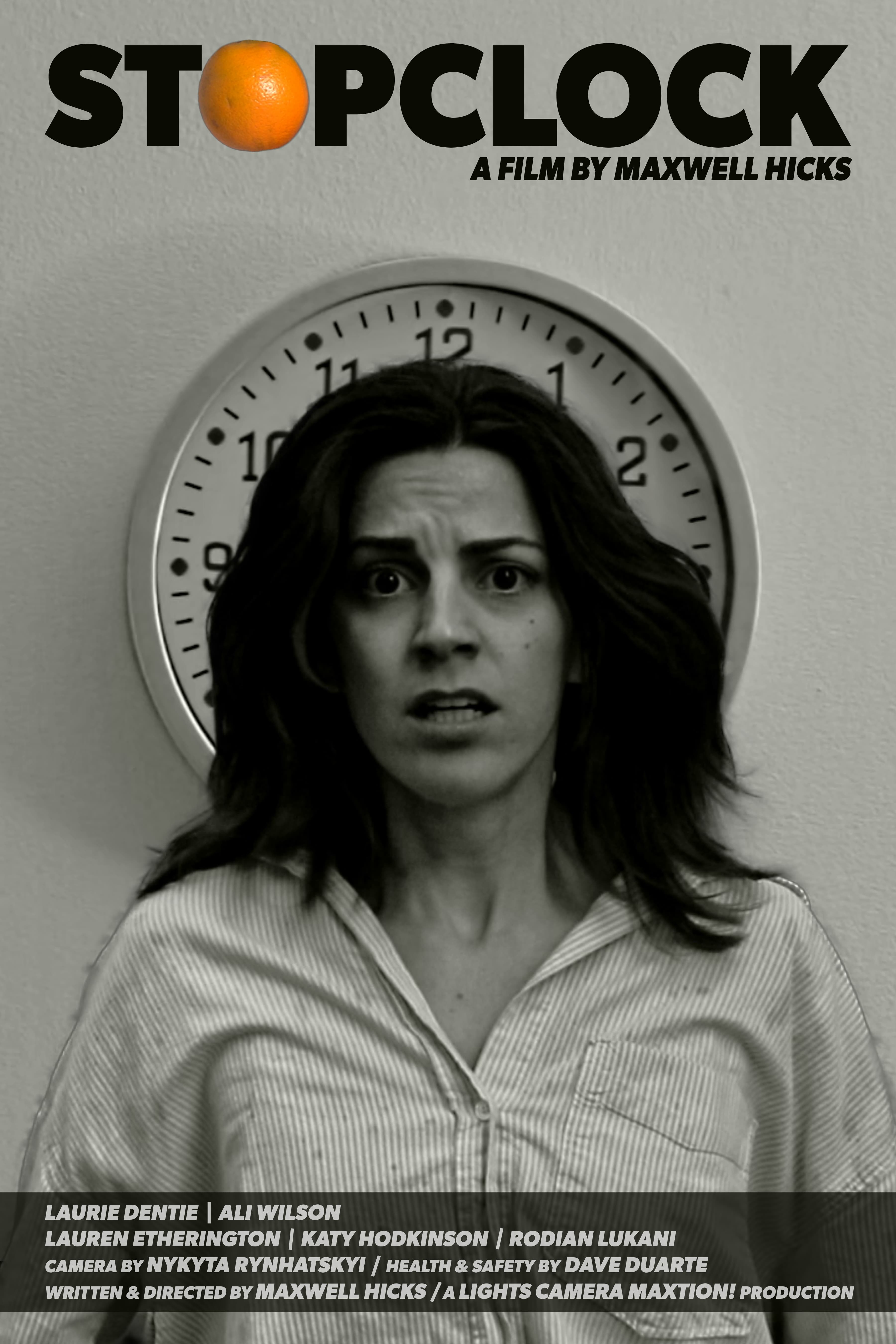 Poster for the short film "Stopclock", directed by undefined