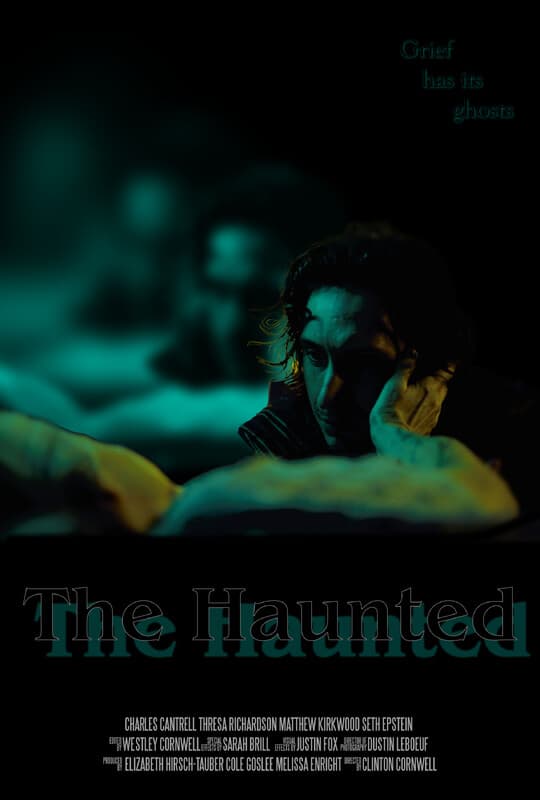 Poster for the short film "The Haunted", directed by undefined