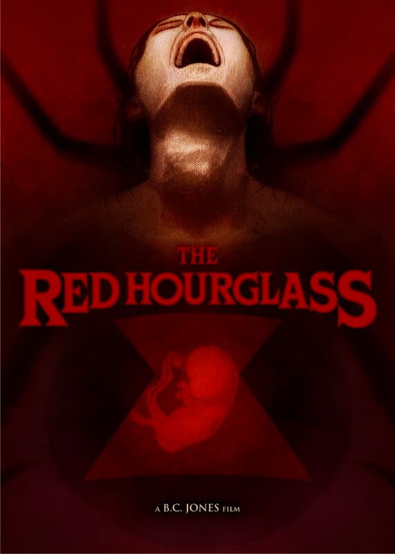 Poster for the short film "The Red Hourglass", directed by undefined