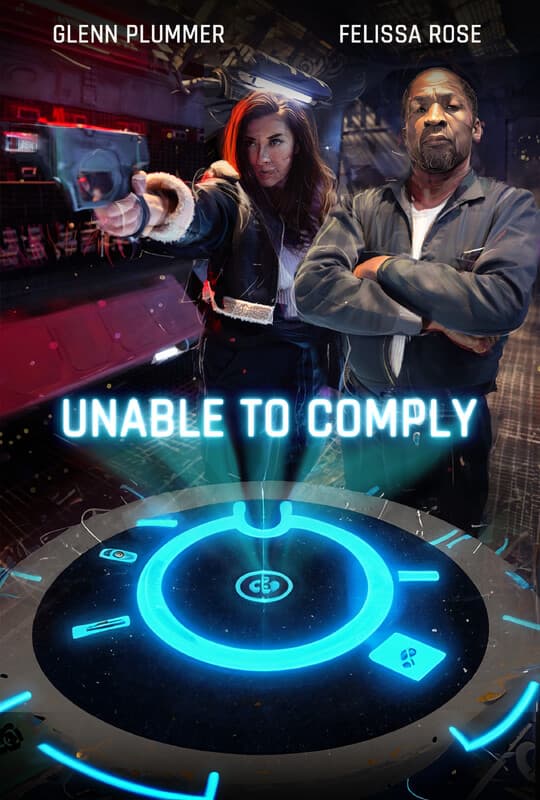 Poster for the short film "Unable to Comply", directed by undefined