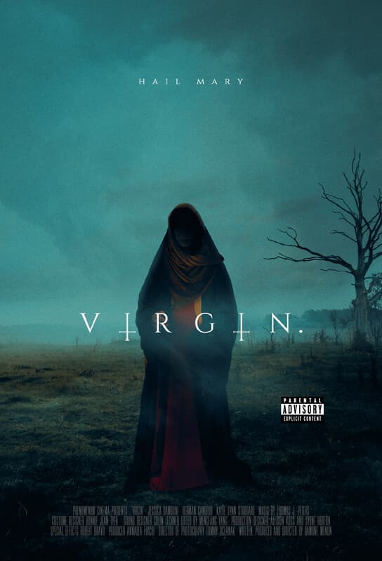 Poster for the short film "Virgin", directed by undefined
