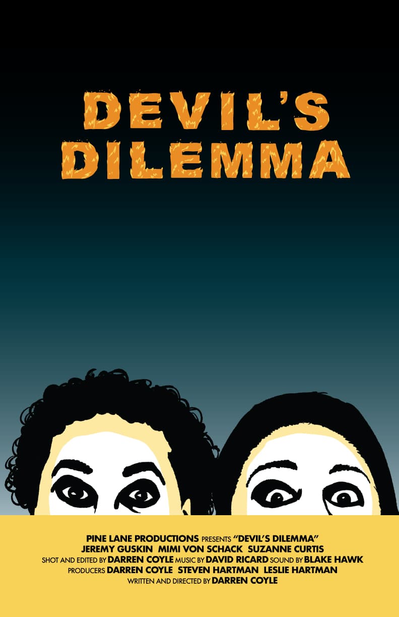 Poster for the short film "Devil's Dilemma", directed by Darren Coyle
