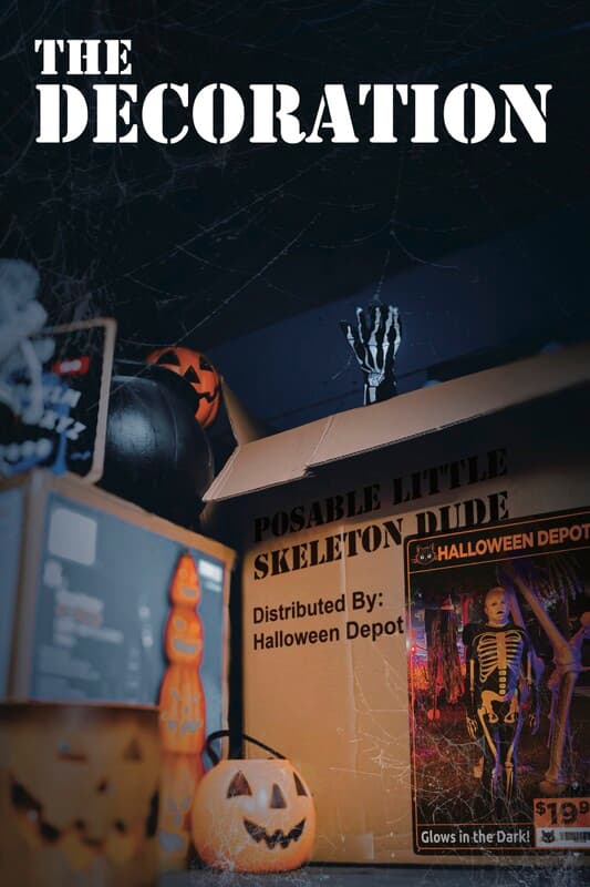 Poster for the short film "The Decoration", directed by Matthew Speak