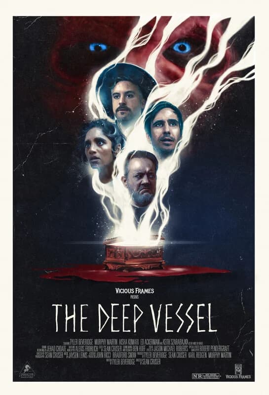 Poster for the short film "The Deep Vessel", directed by Sean Cruser